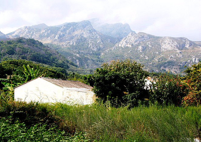 Mountains behind Kokkari, Samos