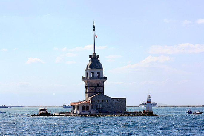 Maiden's Tower from the Bosphorus, Istanbul