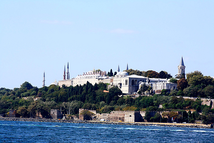 Topkapi Palace from the Bosphorus