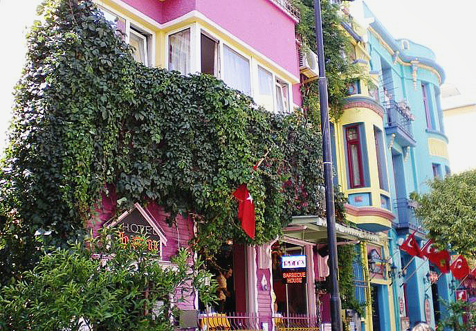 Colouful streetscape